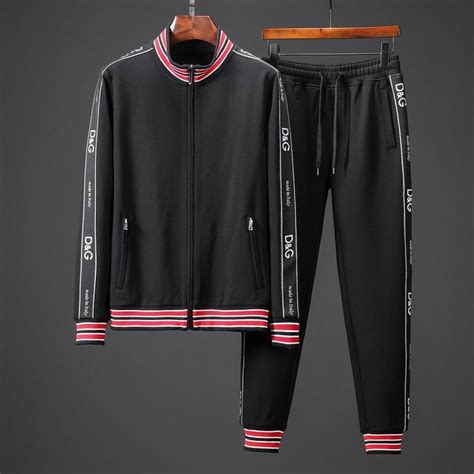 dolce gabbana tracksuit mens|d&g tracksuit.